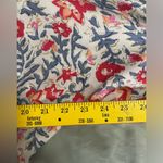 Billabong Safe Bet Floral Blouse with Puff Sleeves  Size Large Boho EUC Photo 3