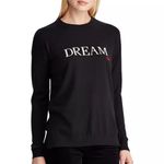 Ralph Lauren Lauren Ralph‎ Lauren Dream Cotton Blend Crewneck  Sweater Black Size Large Photo 1