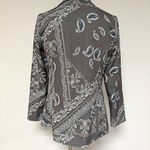 *NEW* Avery Paisley Blazer Gray Photo 3