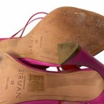 Alexandre Birman  Joanna Sandal Womens 5 Pink Leather PVC Mules Barbiecore Chic Photo 11