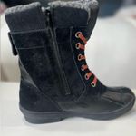 Khombu  Kiara Women's Winter Boots Suede/Leather Black w Sherpa Lining-9 Photo 5