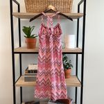 prAna Quinn Southwestern Ikat Chevron Print Cali Athletic Active Wear Dress, S Photo 3