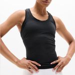 Athleta  Momentum Seamless Tank Black‎ Performance Stretch Breathable Athletic XS Photo 0