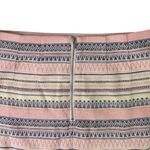 Loft Woven Jacquard Pastel Structured Skirt Photo 6