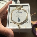 Disney NIB Minnie Mouse Earring & Bracelet Set - Cubic Zirconia Gold Photo 1