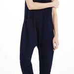 AG Adriano Goldschmied Abyl Sleeveless Overalls Jumpsuit in Navy Blue Size S Photo 10