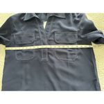 Madewell Womens $118 Contrast Stitch Popover Shirt Indigo Size M NT773 Photo 9