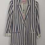 BCBGeneration BCBGMAXAZRIA Blue Blazer Photo 0