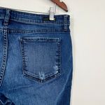 Kut From The Kloth dark wash distressed denim blue jeans raw hem plus size 14 Photo 2