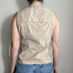 Orvis  Tan Utility Zip Up Vest Size Small Photo 4