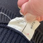 Anthropologie EUC Moth Connelly Puff Short Sleeve Black Sweater Large Photo 5