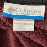 Columbia  Burgundy Fleece Zip up Jacket Photo 4