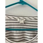 J.Crew  Top Women's Small Striped Cotton Tie Sleeves Nautical Preppy Country Club Photo 2