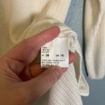 Bogner Women's Cream Viscose Silk Knit Round Neck Sweater‎ 10 Ski Minimal Preppy Photo 9