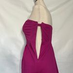 Fossil Y2K  Strapless Midi Dress Size XS Fuchsia Minimalist Clean Girl Midi Photo 5