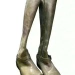 Hinge Dakota Knee High Outer Leather Riding Boots Size 5.5 new Photo 9