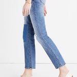 Madewell Cruiser Straight Crop Jeans in Patched Up Edition Size 27 Photo 1