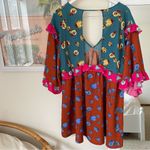 Anthropologie By  Floral Ruffled Sleeve Babydoll Sleep Dress Photo 6