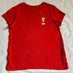 Levi's  Super Mario Toad Red T-Shirt Women’s Size Large Video Game Logo Photo 0