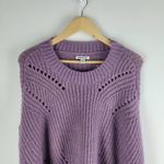 Elizabeth and James Open Stich Chunky Knit Sweater Long Sleeve Size XL Photo 2