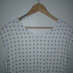 Madewell  M Sleeveless White Diamond Tasseled Trim Lined Summer Dress Photo 4