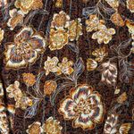 Shyanne  Floral Blouse - Brown and Gold Photo 6