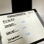 Philosophy black wide leg pants elastic waist belted women's size medium trouser Photo 4