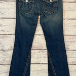 True Religion Jeans "Joey" Bootcut Dark Wash w Distressing-28 Photo 3
