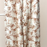 C&C California  Tropical Print Linen Cropped Pants / Wide-Leg Pants Medium Photo 0