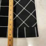 Anne Klein Anne‎ Klein Black White Plaid Longline Blazer Jacket Size L Career Photo 4