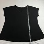 H by Halston Essential V-Neck T-Shirt Size X-Large Flowy Minimalist Lightweight Photo 6