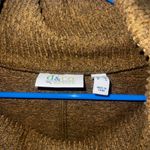 d&co Active Women’s Open Front Knit Cardigan Sweater Brown Longline Hooded Size Tan Size L Photo 2