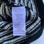 Cyrus  Black and White Patterned Monochromatic Knit Women’s Dolman Sweater M Photo 6