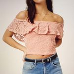 Forever 21 NWT Flounce Lace Off-The-Shoulder Top Photo 1