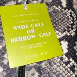 Gianni Bini Snakeskin Knee Length Kitten Heel Boots NWOB Soze 6M Photo 3