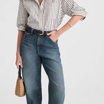 Madewell  The Balloon Jean Barrel in Greendale Wash Size 23 Photo 0