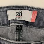 CAbi  High Skinny Distressed Gray Jeans Style 3939 Size 0 Photo 1