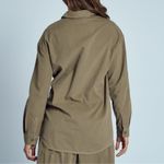 NWT! NATIVE YOUTH Shirt Army Green Embroidered Shirt size XS Photo 1