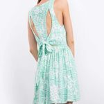 Sugar Lips  Savannah Scarf Sleeveless Sundress Mint/White Photo 5