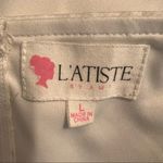 L'ATISTE L’Atiste Ivory Floral Halter Cutout Cropped High Neck  Top 8 Photo 14