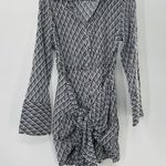 Free People NEW  Rillo Beach Summer Shirtdress Small Black White Lightweight Photo 10