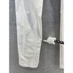 Banana Republic  Women's Boyfriend White Denim Jeans Size 6 Distressed Cotton Photo 3