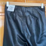 ZARA  HIGH-WAISTED FAUX LEATHER LEGGINGS M Photo 2