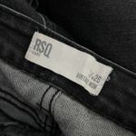 RSQ  Jeans Juniors 3 26" Washed Black Vintage Mom Distressed Casual Edgy Rocker‎ Photo 4
