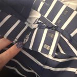 Nike  Blue and White Athletic Shorts with Stripes Photo 6