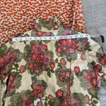 Custom handmade gold floral roses sparkle dress one of a kind small Photo 11