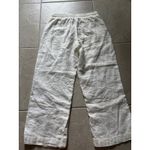 Athleta  Cabo Pants Womens‎ 6P White Wide Leg Drawstring Coastal Beachy Resort Photo 3