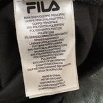 FILA Black Velour Half Zip Hoodie Women’s Small Plush Pullover Athleisure Sporty Photo 4