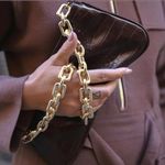 ZARA Chain Strap Animal Embossed Shoulder Bag Photo 7