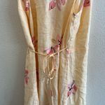 Rails Linen Floral Ruffle Madison Flounce Wrap Dress in Eden Photo 10